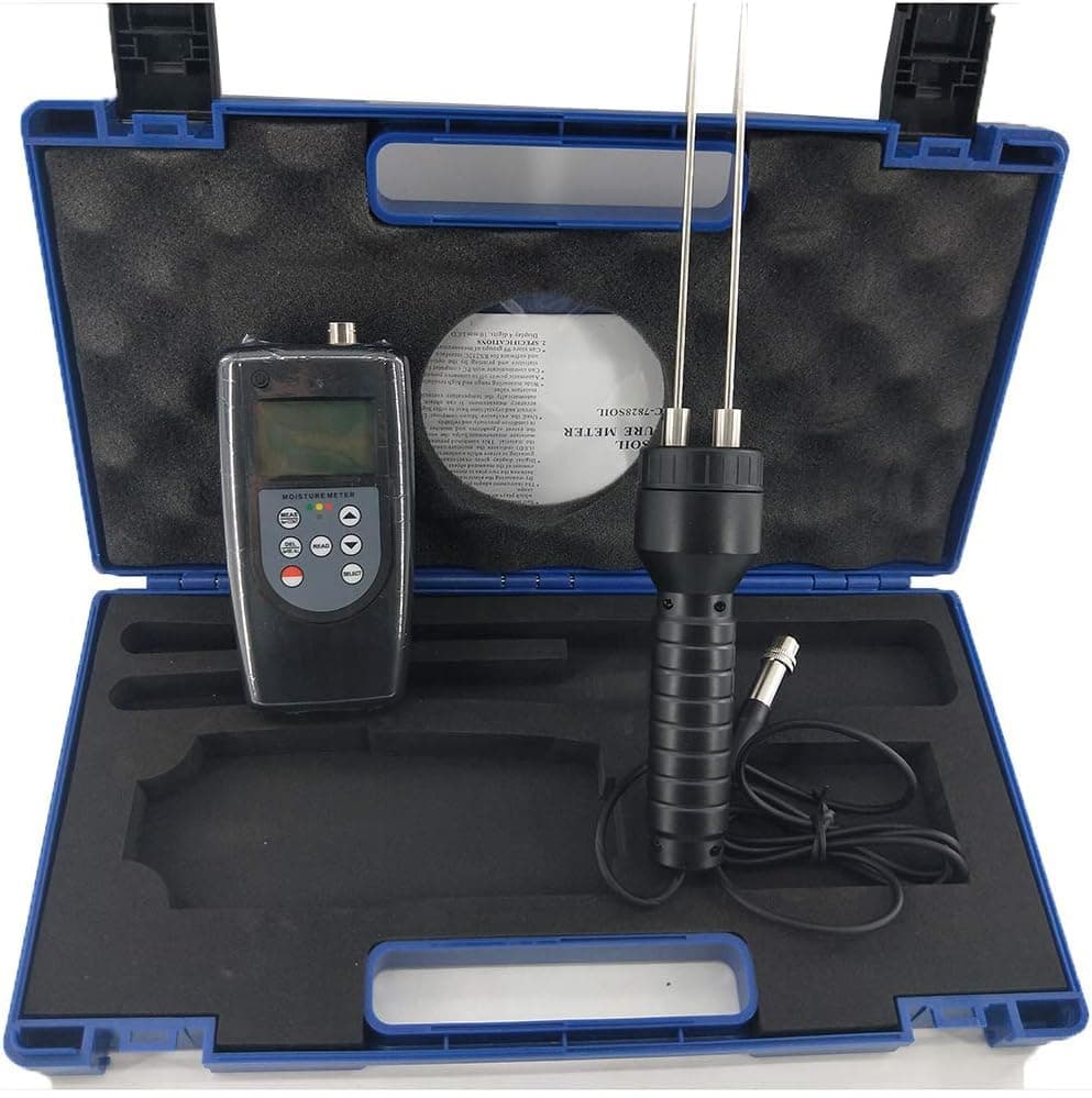 Digital Soil Moisture Tester Meter Pin Type Handheld Soil Moisture Measuring Gauge Range 0 to 80 Percent