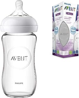 Philips - Avent Natural Glass Baby Bottle , Pack Of 1