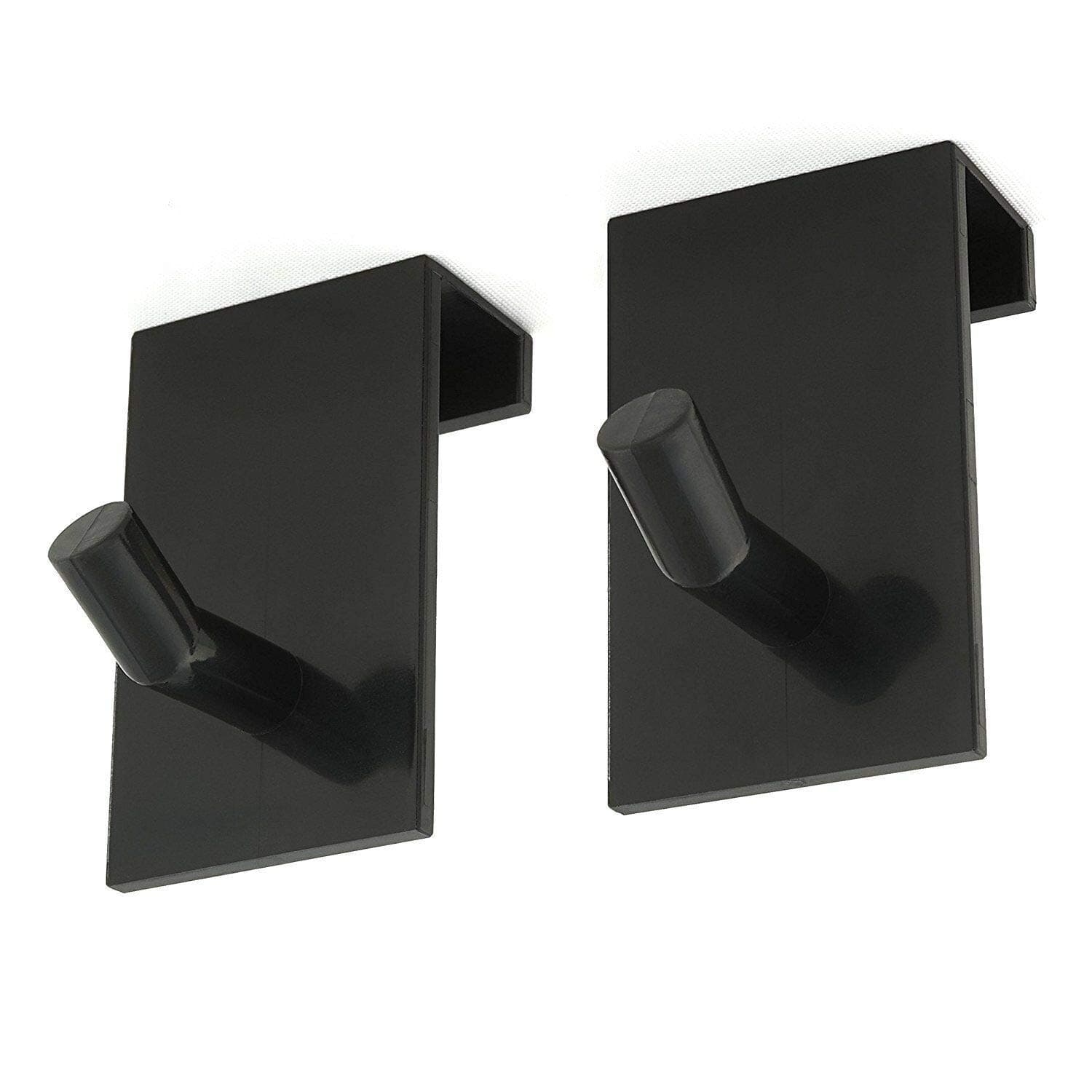 Flip Chart Paper Holder Black Plastic Single Coat Hooks