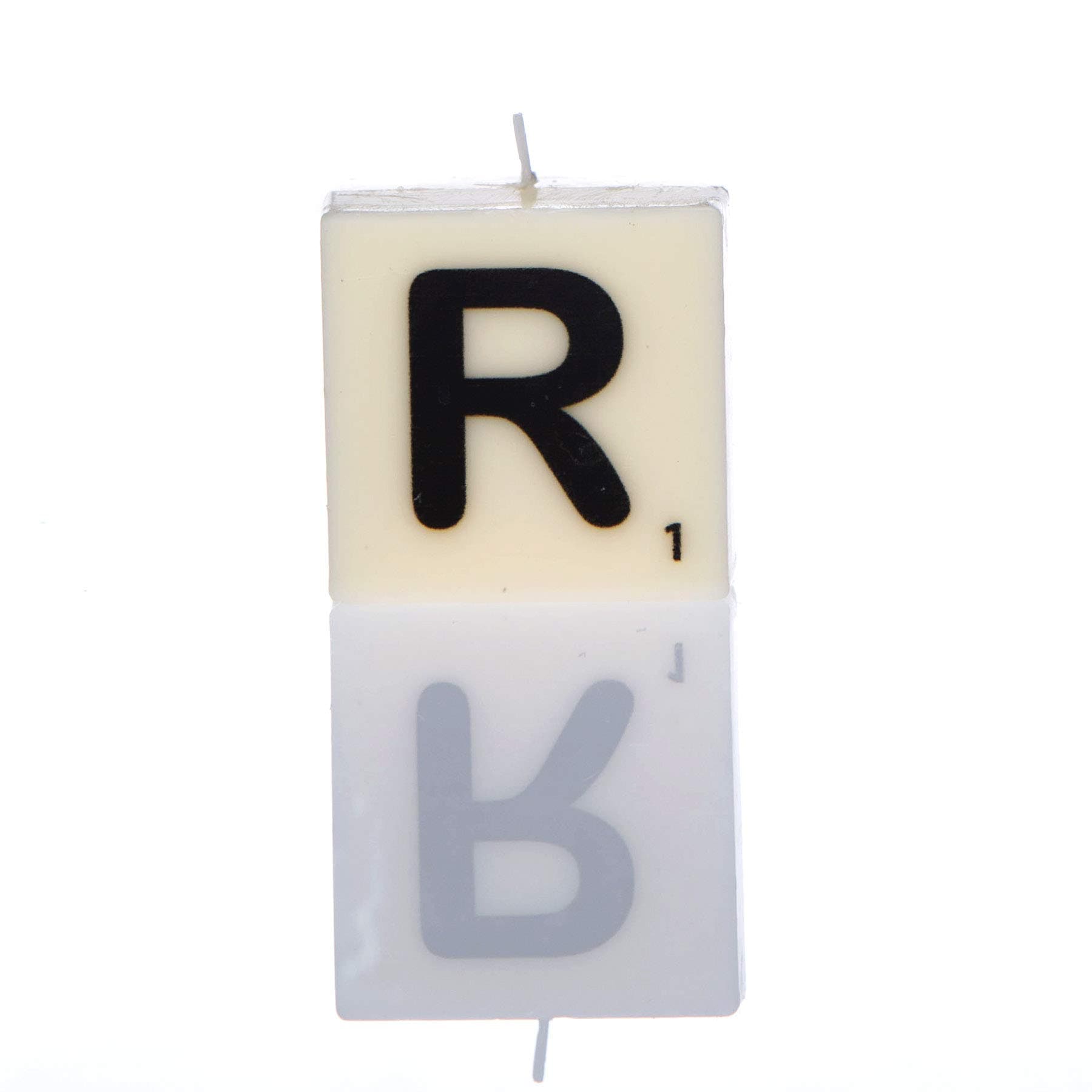 R Letter Candle