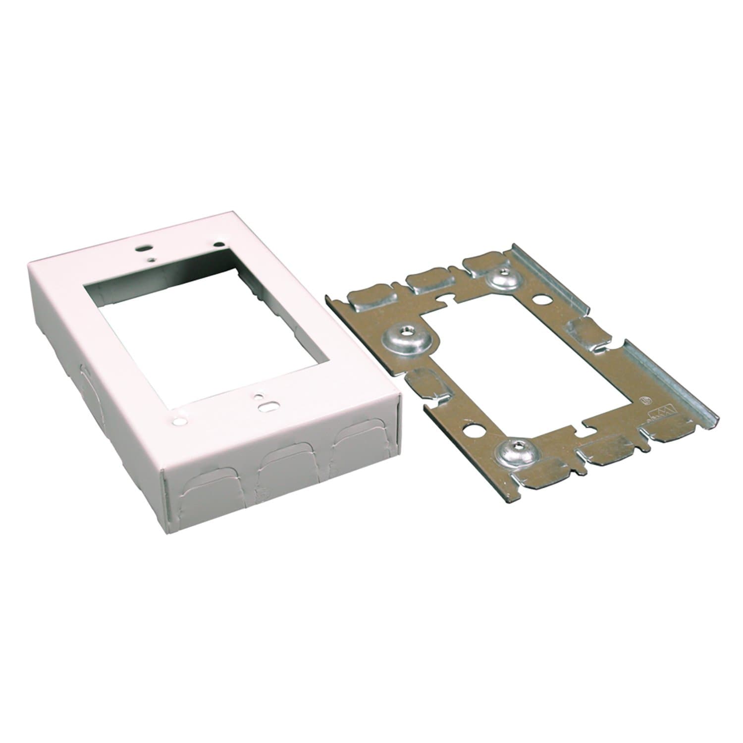 Single Gang Extension Box Color: White