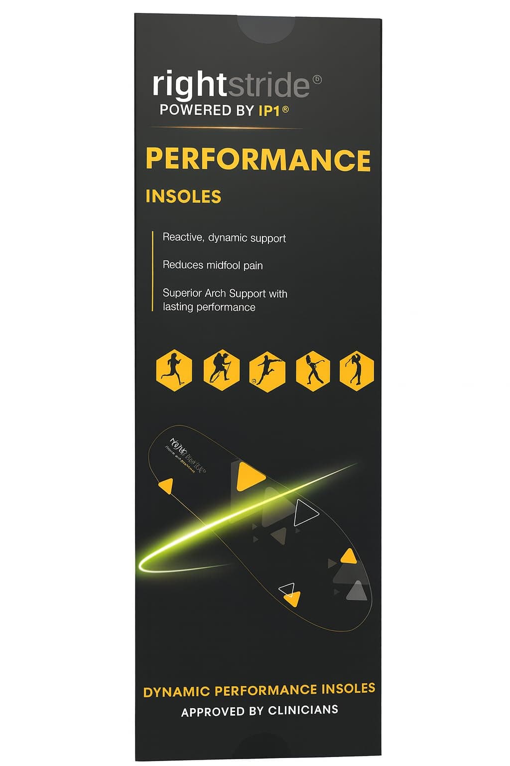 Enertor Performance Sport Insoles, Shock Absorbing Shoe Insoles for Women & Men, Shoe Inserts with D3O Technology for Trainers, Soft Inner Soles