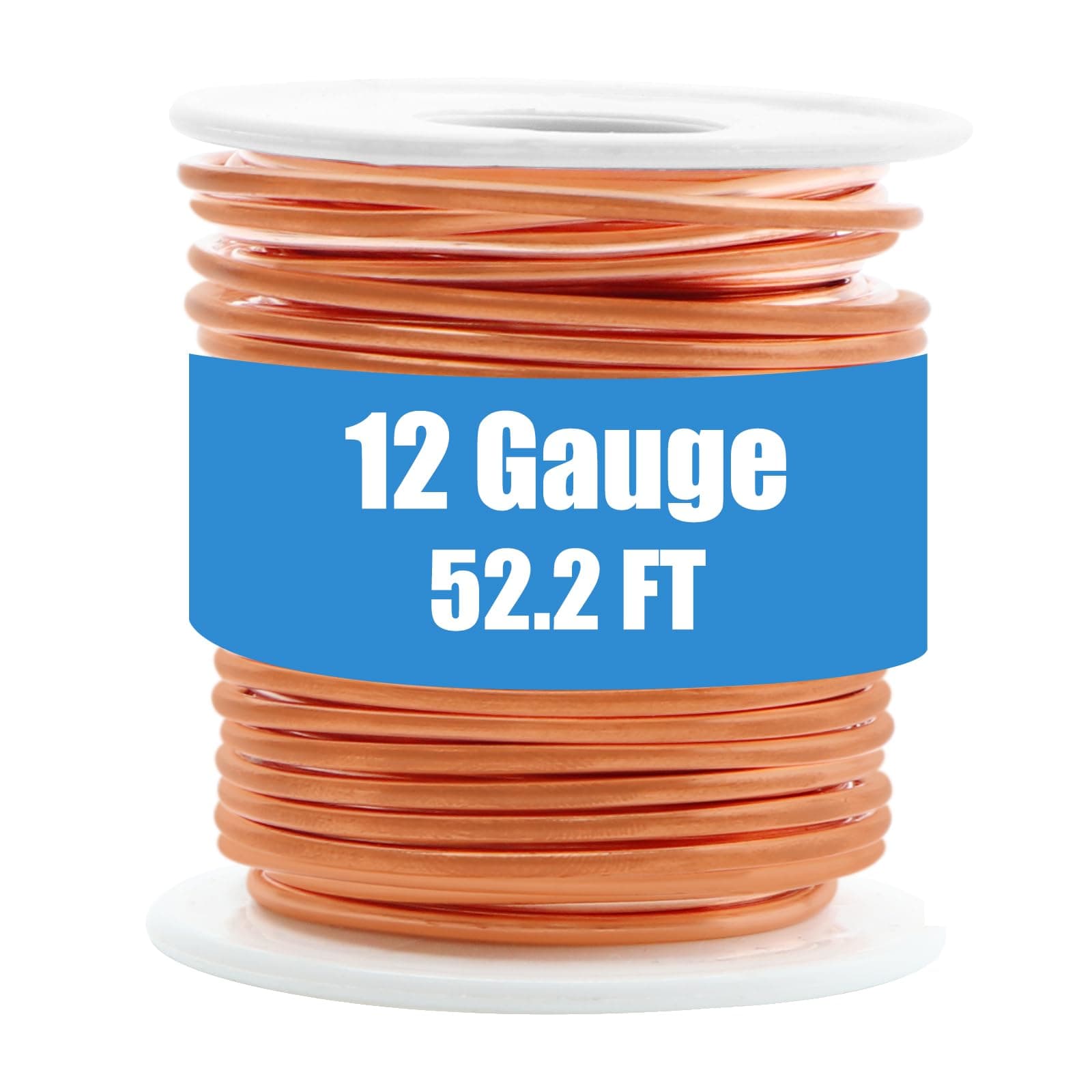 ELECTRAPICKCopper Wire, 99.9% Soft Pure Bare Copper Wire for Gardening, Electroculture, Jewelry Making Craft, Beading, Ground Wire & DIY, 12Gauge/ 2 mm Diameter, 49 Feet/15 m,1 Pound