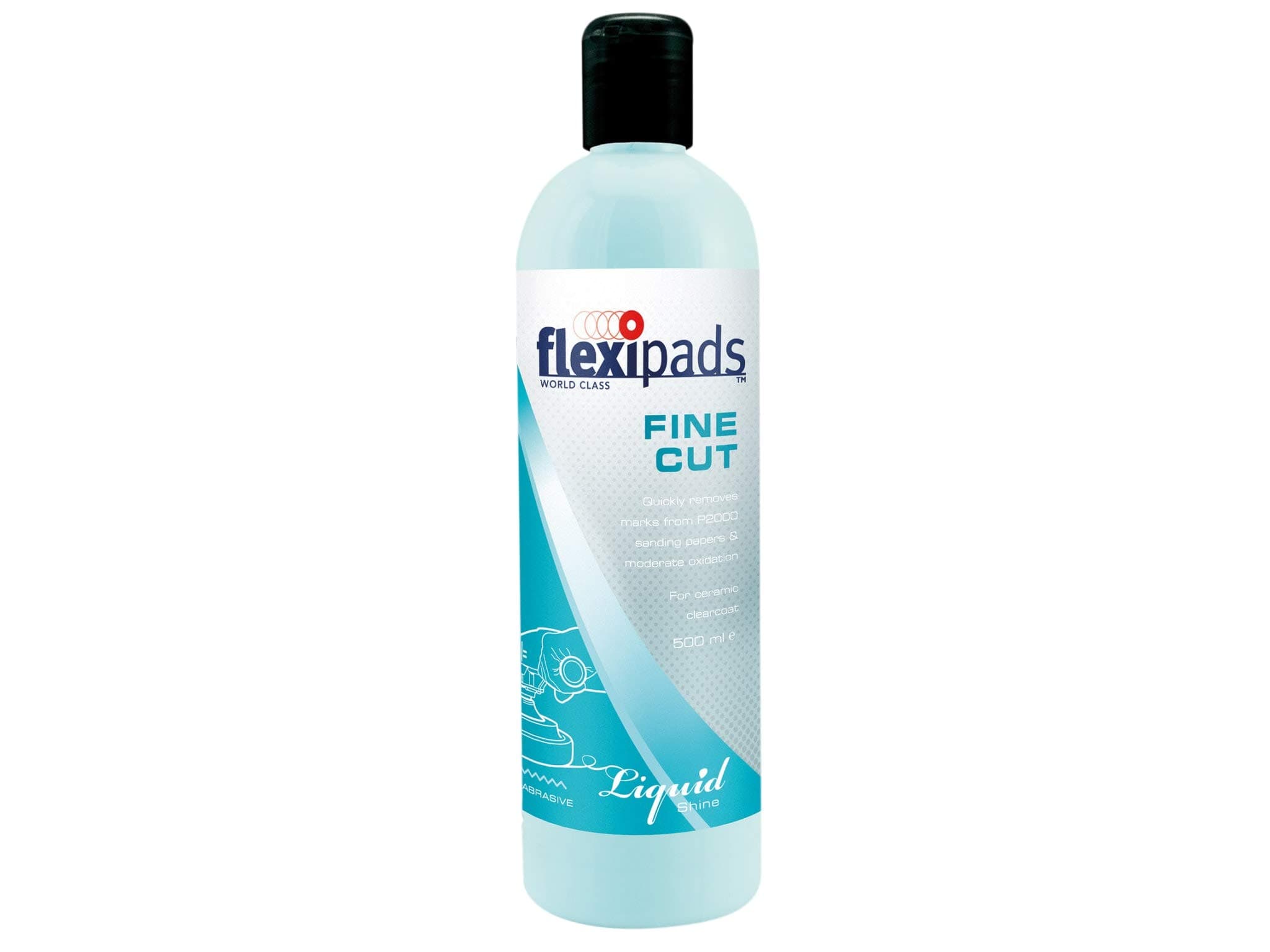 Flexipads World Class FINE Cut Liquid Shine Turquoise 500ml