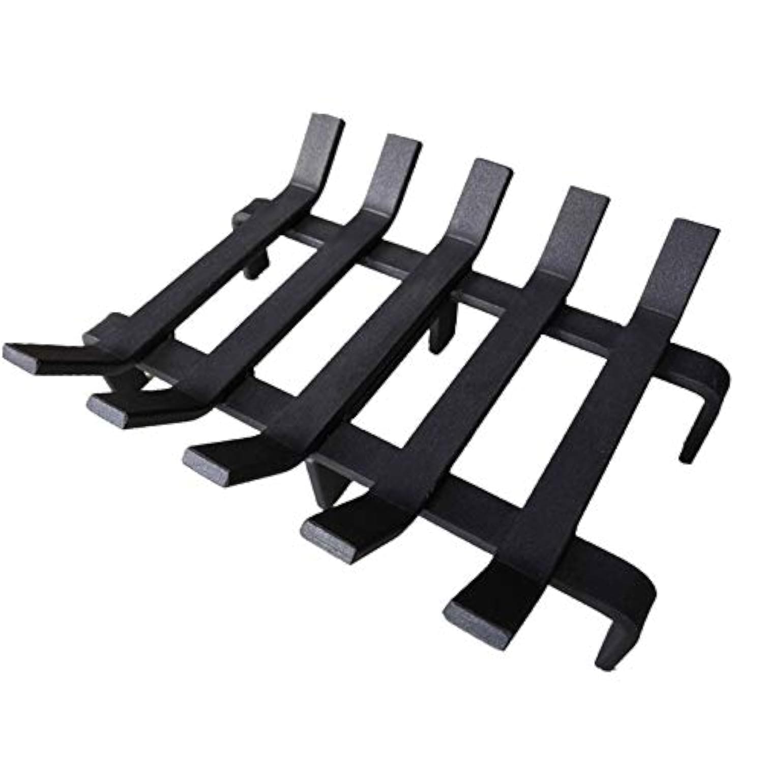 Fireplace Log Grate Heavy Duty Solid Steel Fire Place Wood Stove Firewood Holder 13 x 10 x 4 Inch