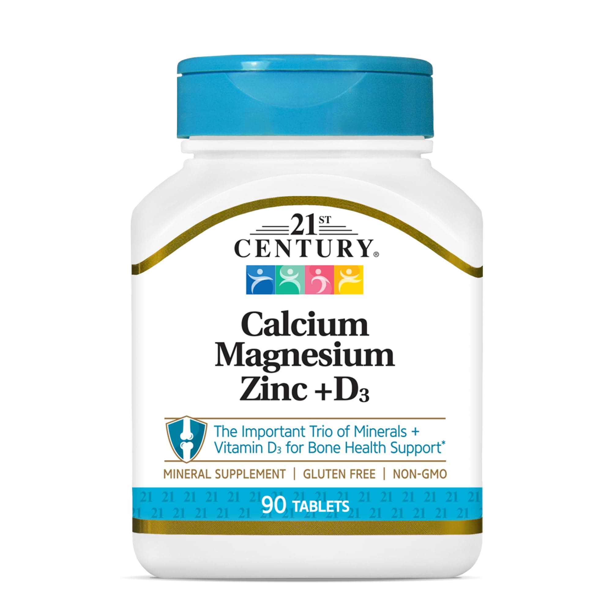 Cal Mag Zinc +D Tablets, 90 Count