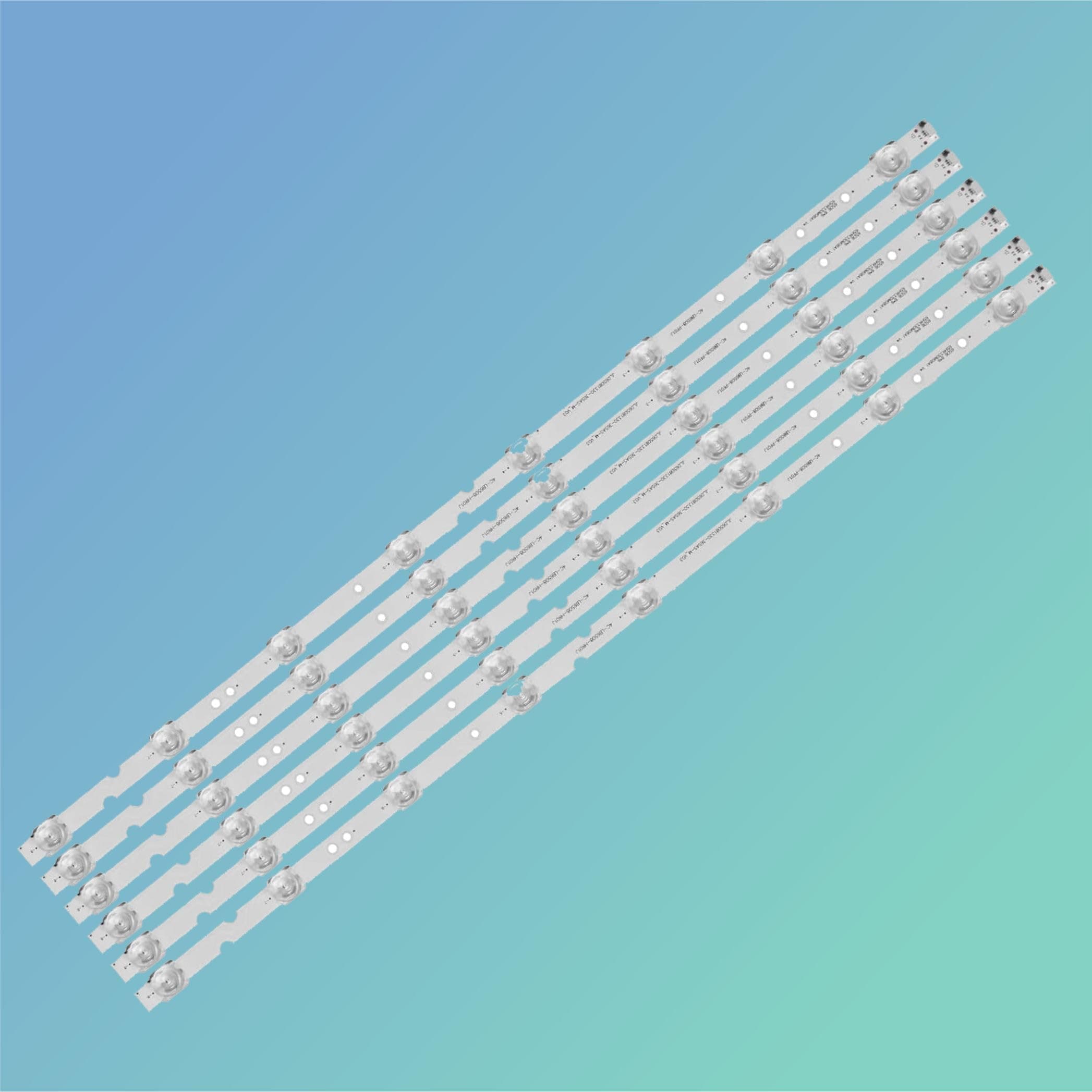 Gmatrix Replacement TCL LED Backlight Strips for TCL 65'' TV(Set of 6)