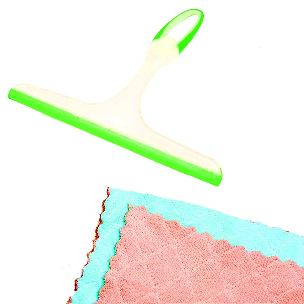 SynSo Car Wash Wiper Windshield and Kitchen Table Platform Cleaning Wiper (2) Cotton Cleaning Cloth (4)