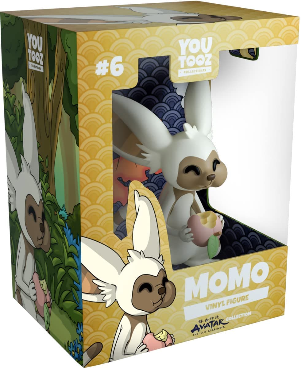 You Tooz Momo Vinyl Figure, 3.4" Momo from Avatar The Last Airbender, High Detailed Collectible Figure Avatar The Last Airbender Collection, Brown,White,Peach