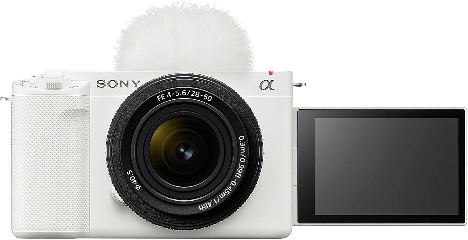 Alpha ZV-E1 Full-Frame Interchangeable Lens Mirrorless Vlog Camera with 28-60mm Lens - White Body