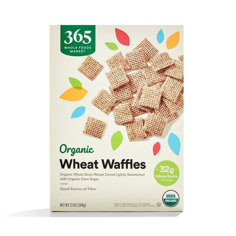 Organic Wheat Waffles Cereal, 13 Ounce