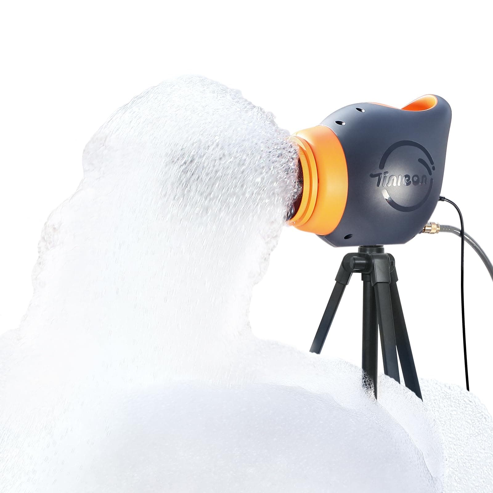 Tinleon Evening Foam Machine: Foam Party Soap Bubbles Making Large Foams Ideal for Outdoor Birthdays, Parties and Garden Activities, Matrimonio Celebration