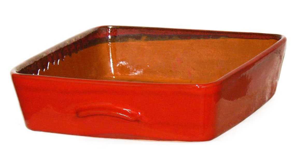 Terafeu 5-Quart Square Baker, Piment Red