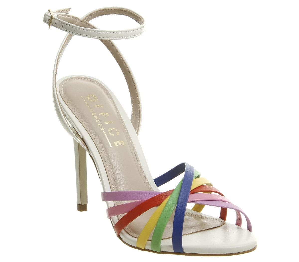 Office Honeycomb Strappy Heels