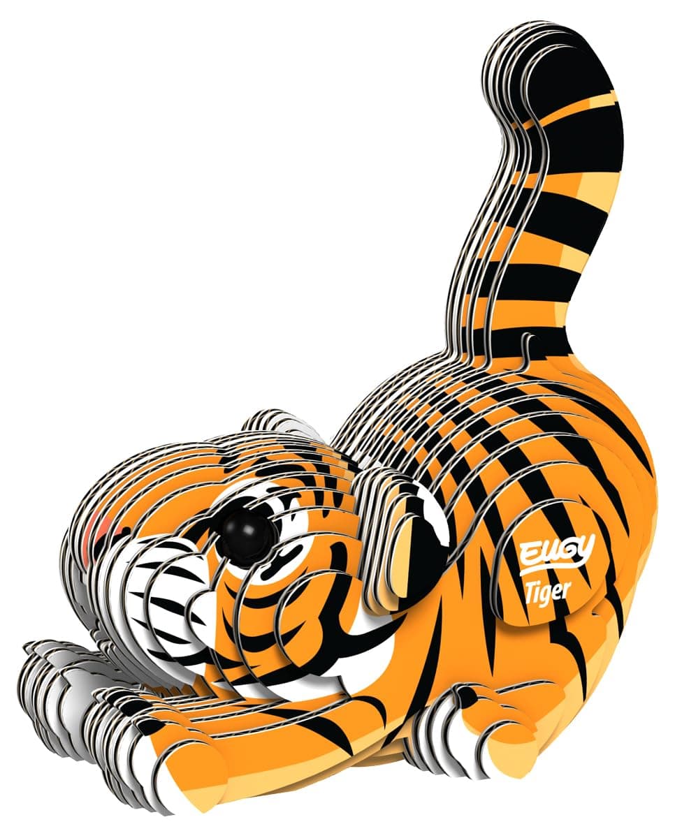 EUGY Eco-Friendly 3D Paper Puzzle (Tiger)