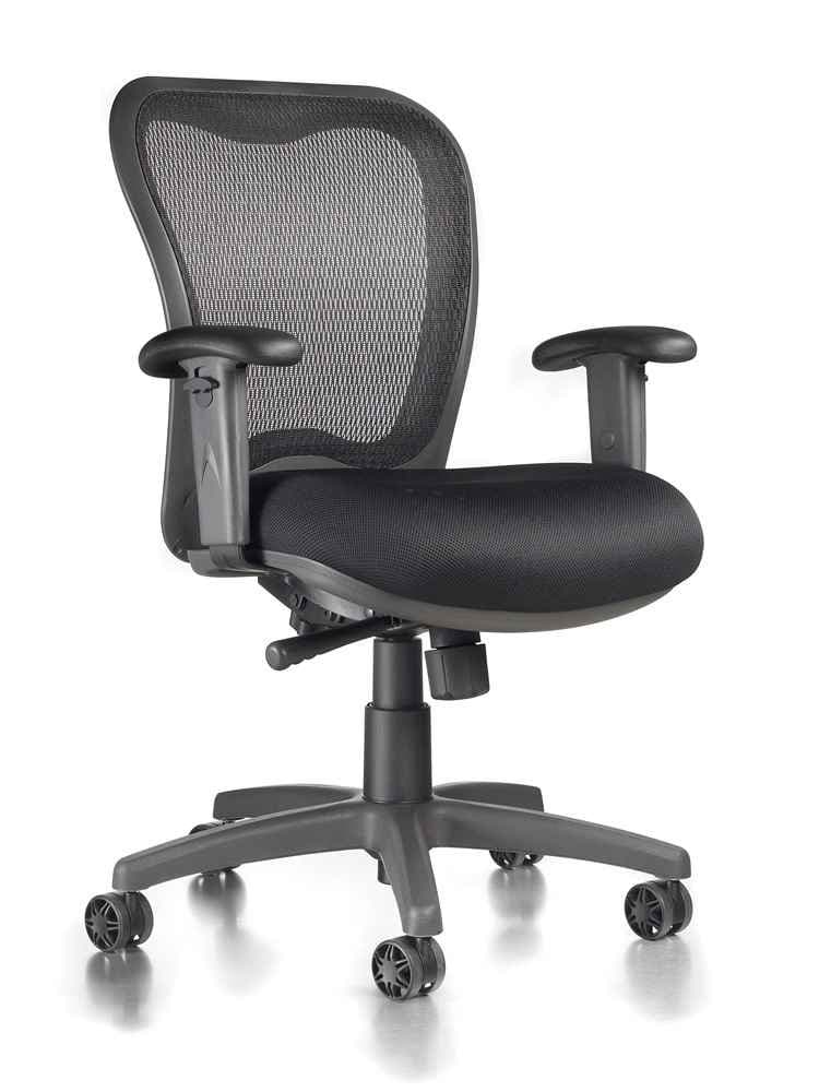 LXO Ergonomic Mid Back Task Chair (Navy)