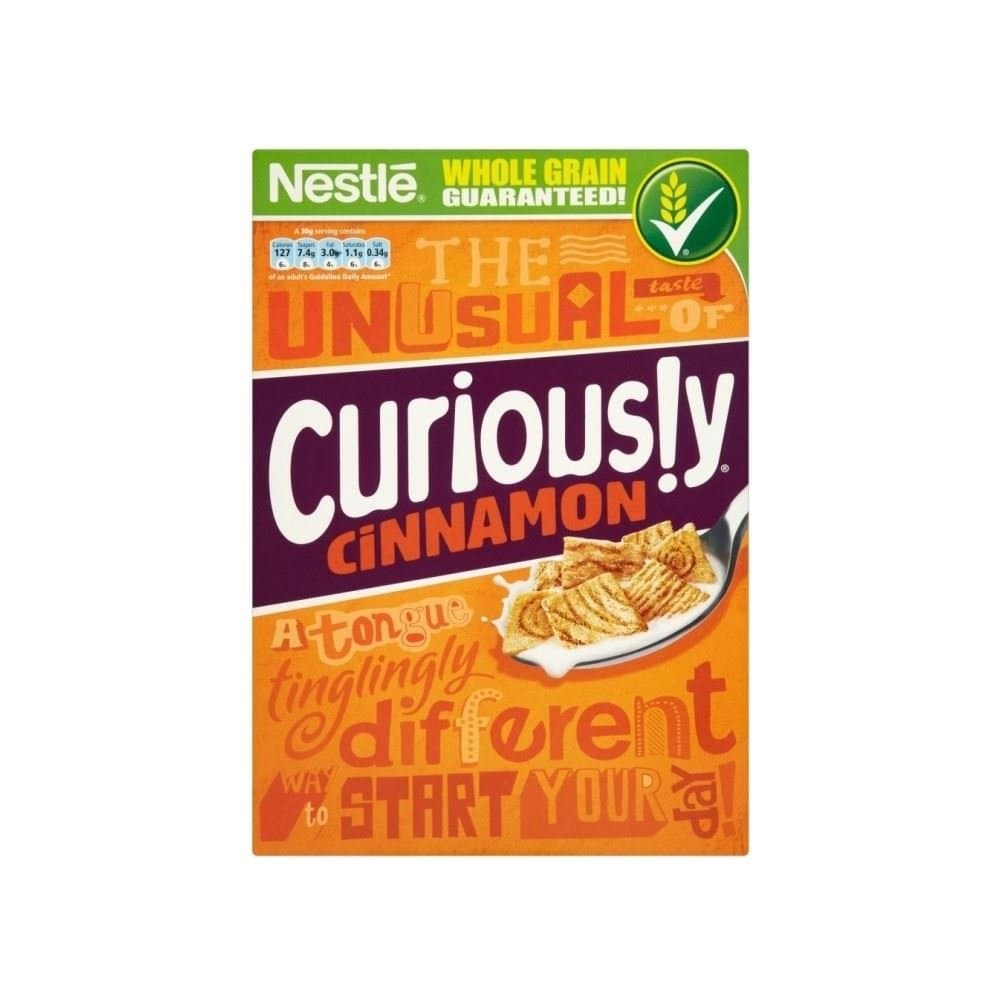 Nestle Curiously Cinnamon Cereal, 375g