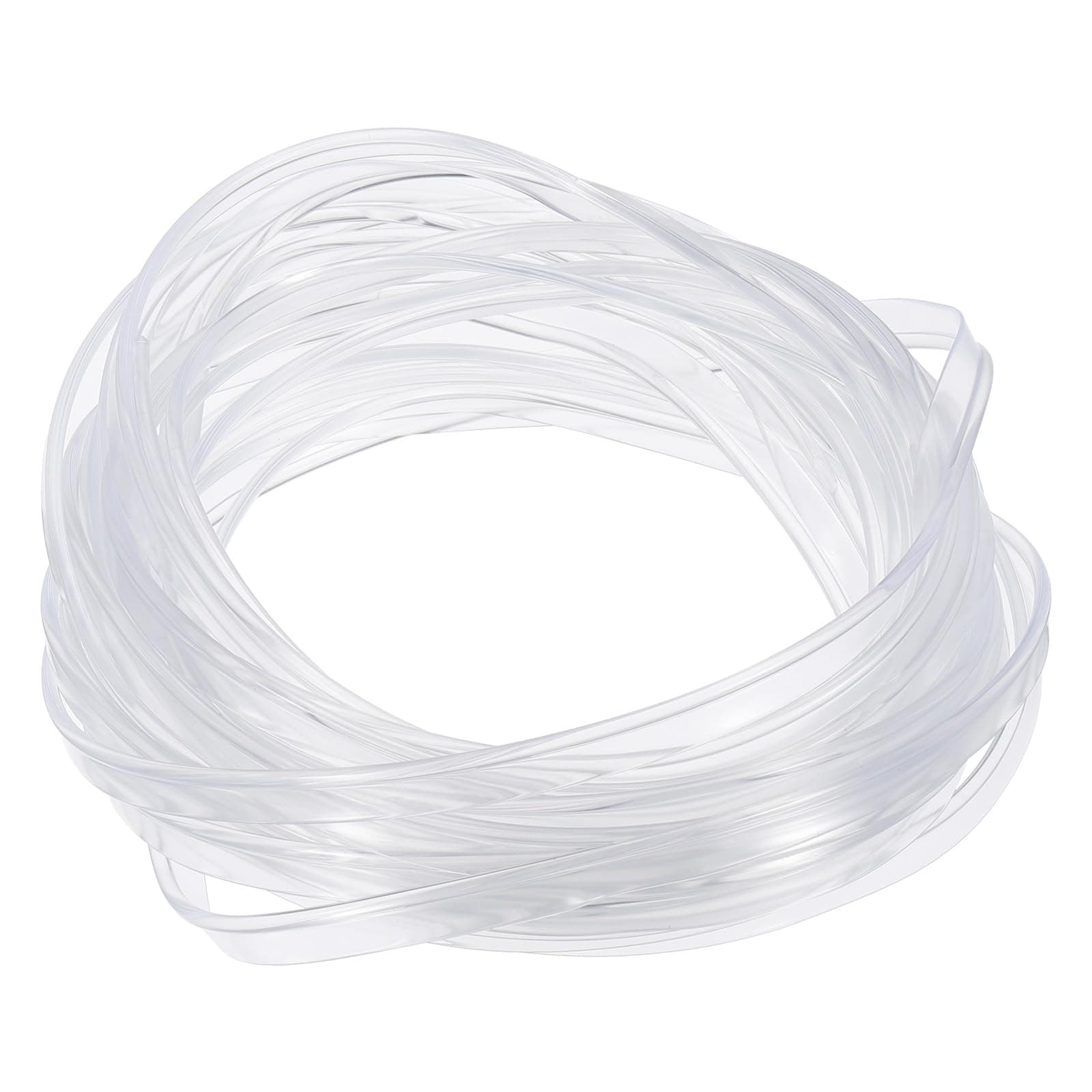 sourcing map PMMA Fiber Optic Light Skirt Split Side Glow Cable, 3mmx10m LED Transparent for Car Decoration, DIY Art