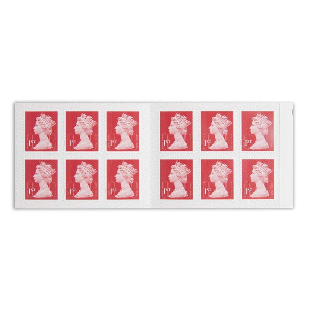 12 x 1st Class Standard Self Adhesive Postage Stamps ( Random design )