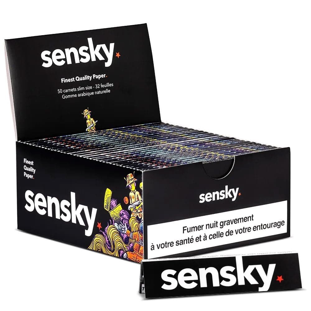 Sen Sky Slim Rolling Papers 50 Booklets Bargain.