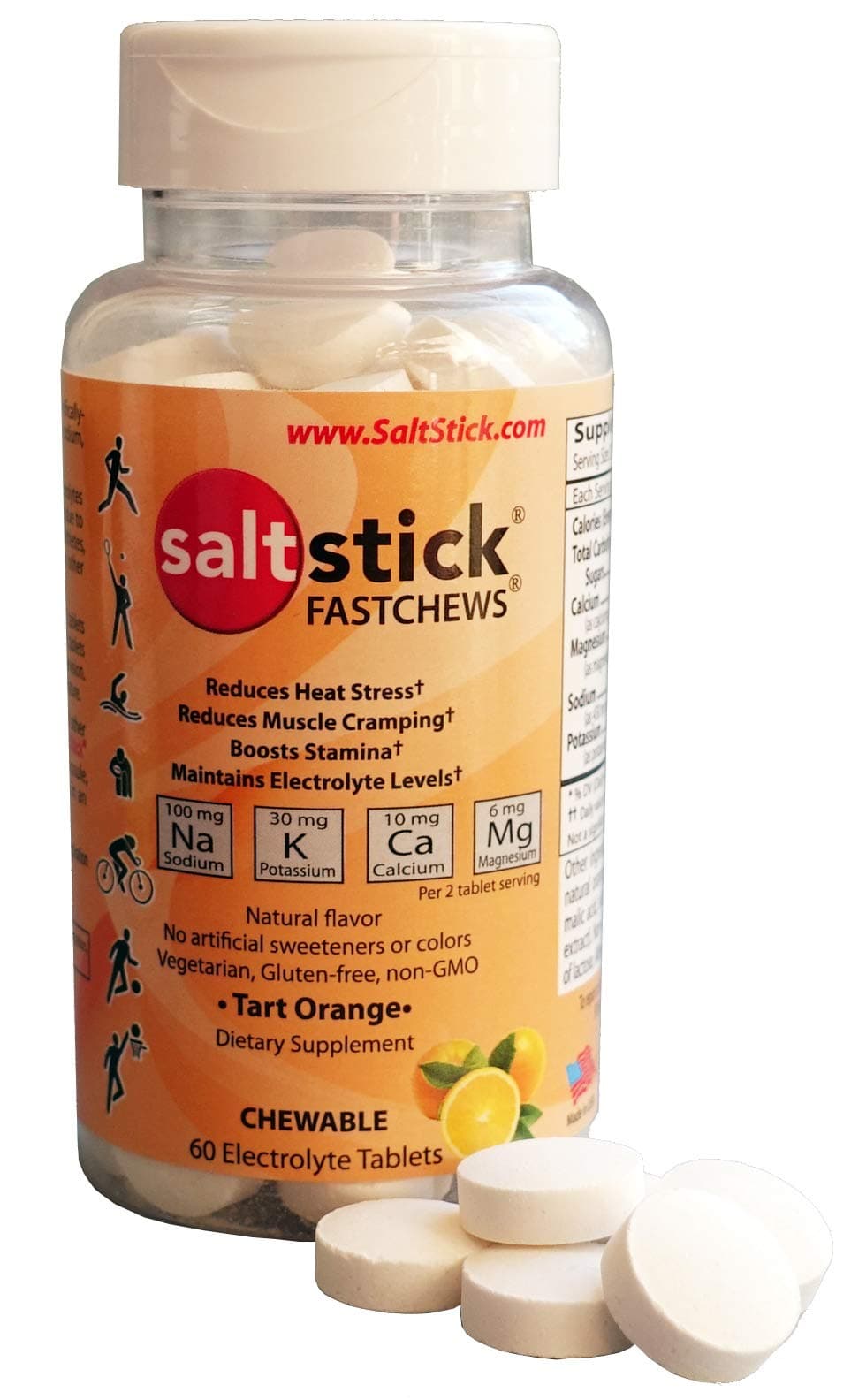 SaltStickFast Chews Tart Orange