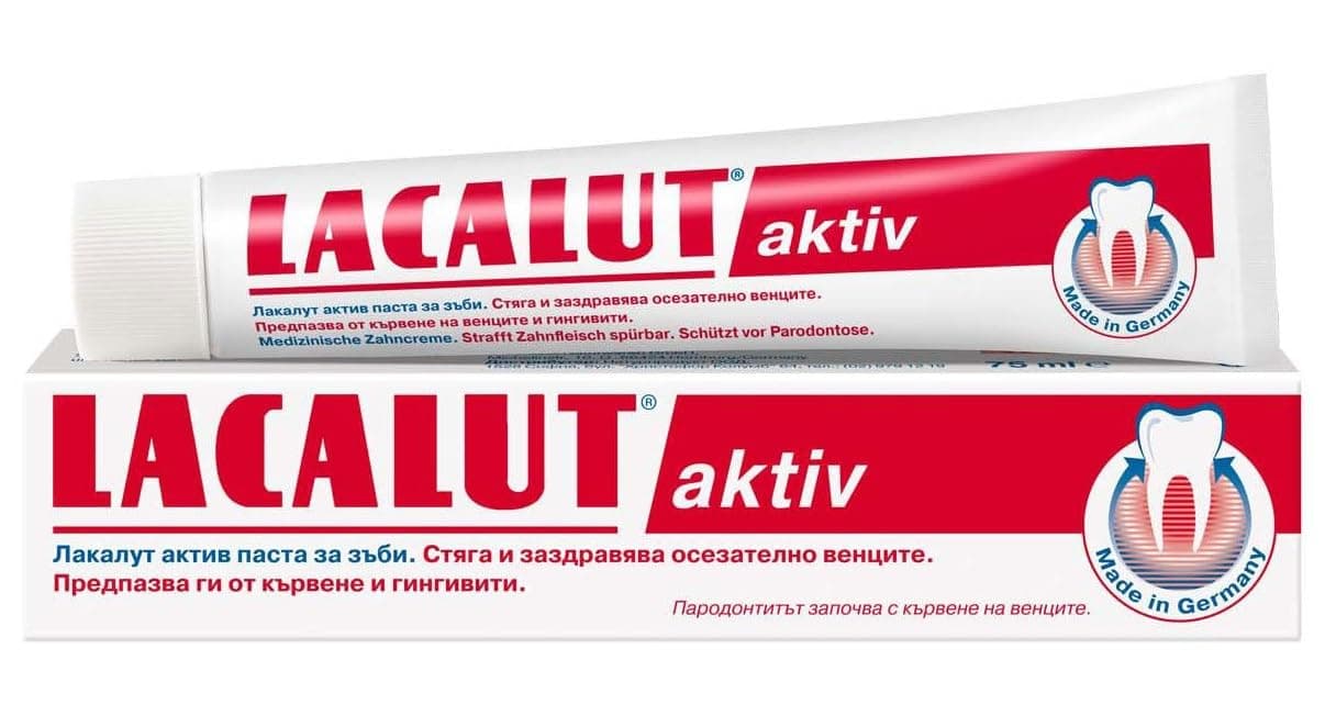 TK.JP Ger Acl Lacalut Toothpaste Aktiv 2 X 75Ml By