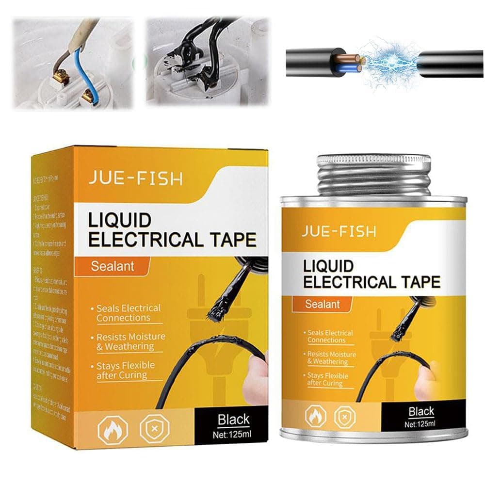 Liquid Electrical Tape - Waterproof Quick-Drying Insulating Glue, Liquid Rubber Coating for Cable Repair