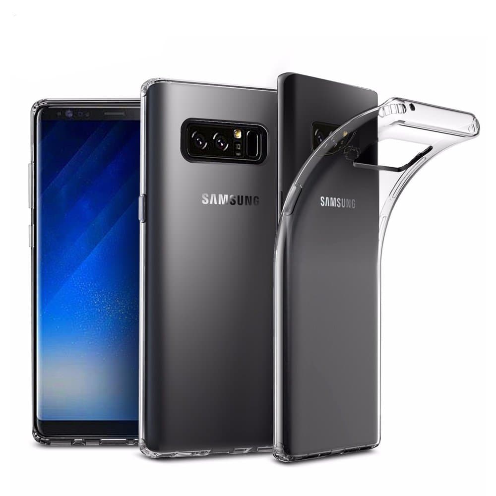 Galaxy Note 9 Clear Case Ultra Thin Transparent Silicone Gel Cover for Samsung Galaxy Note 9 (Samsung Galaxy Note 9, Clear)
