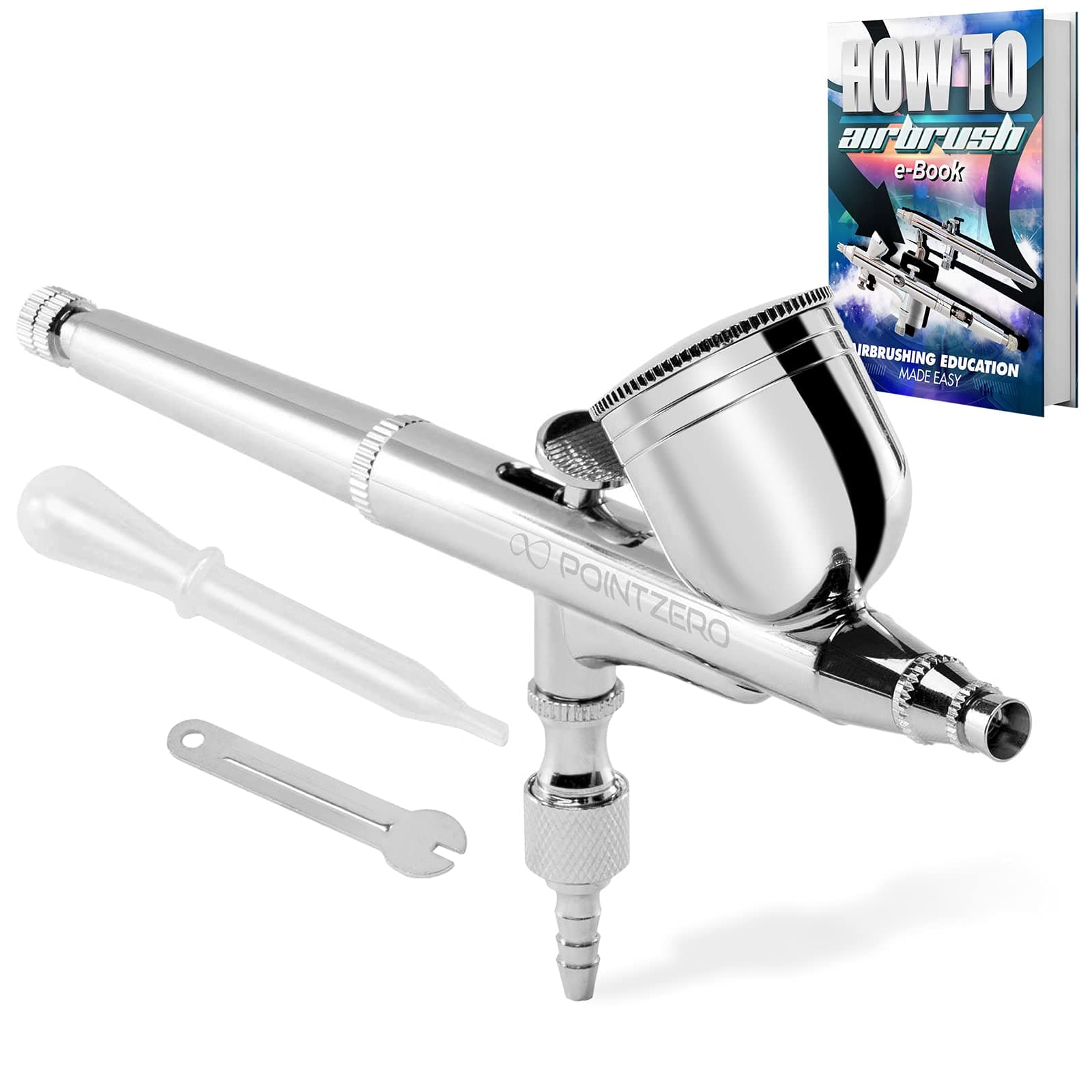Dual-action 7cc Gravity-feed Airbrush Set - .3mm Nozzle