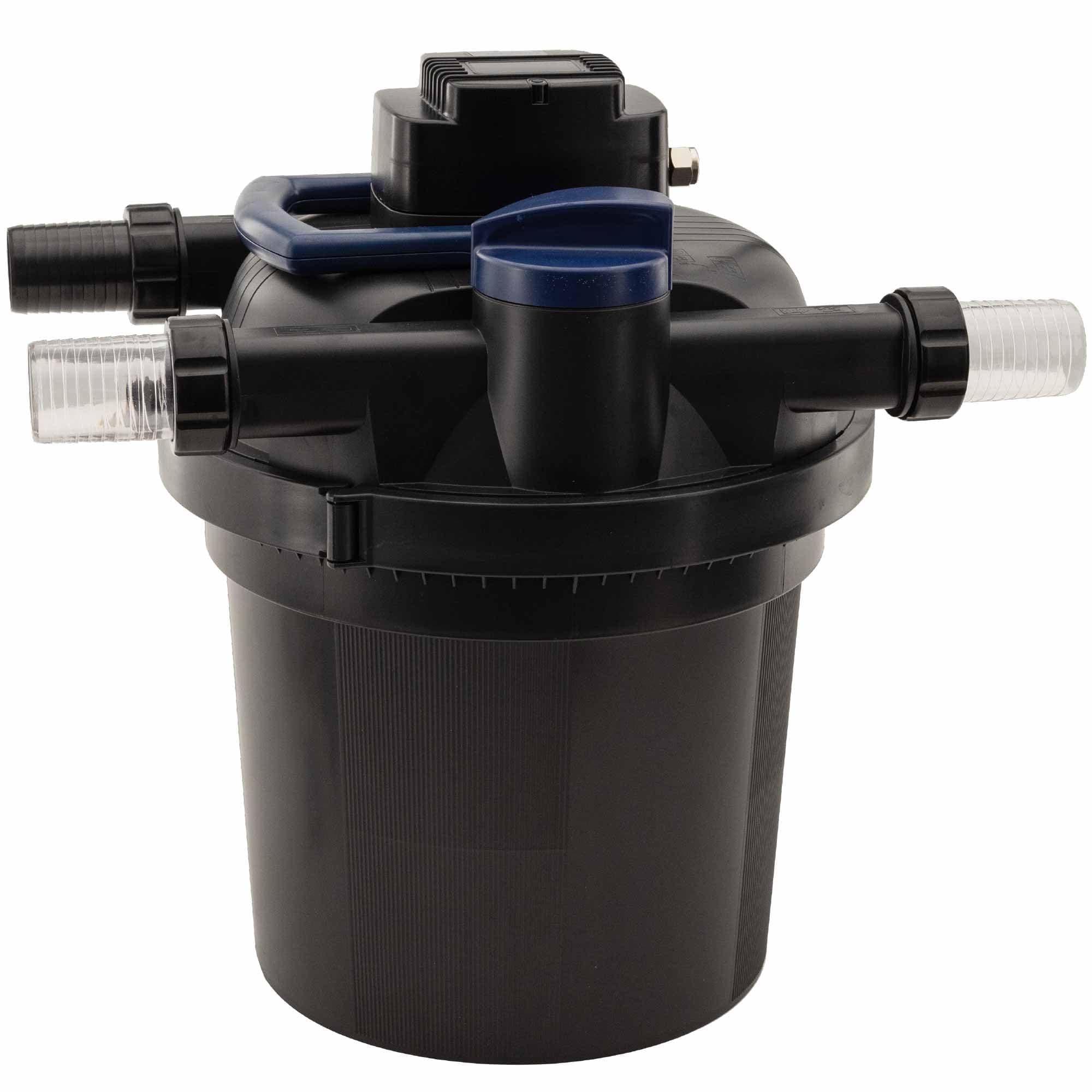 The Pond Guy AllClear G3 Bio Pressure Filter & Ultraviolet Light Clarifier with Backflush System, Pressurized External UVC Biological & Mechanical Filtration, Koi Fish Water Garden, All Clear 3000
