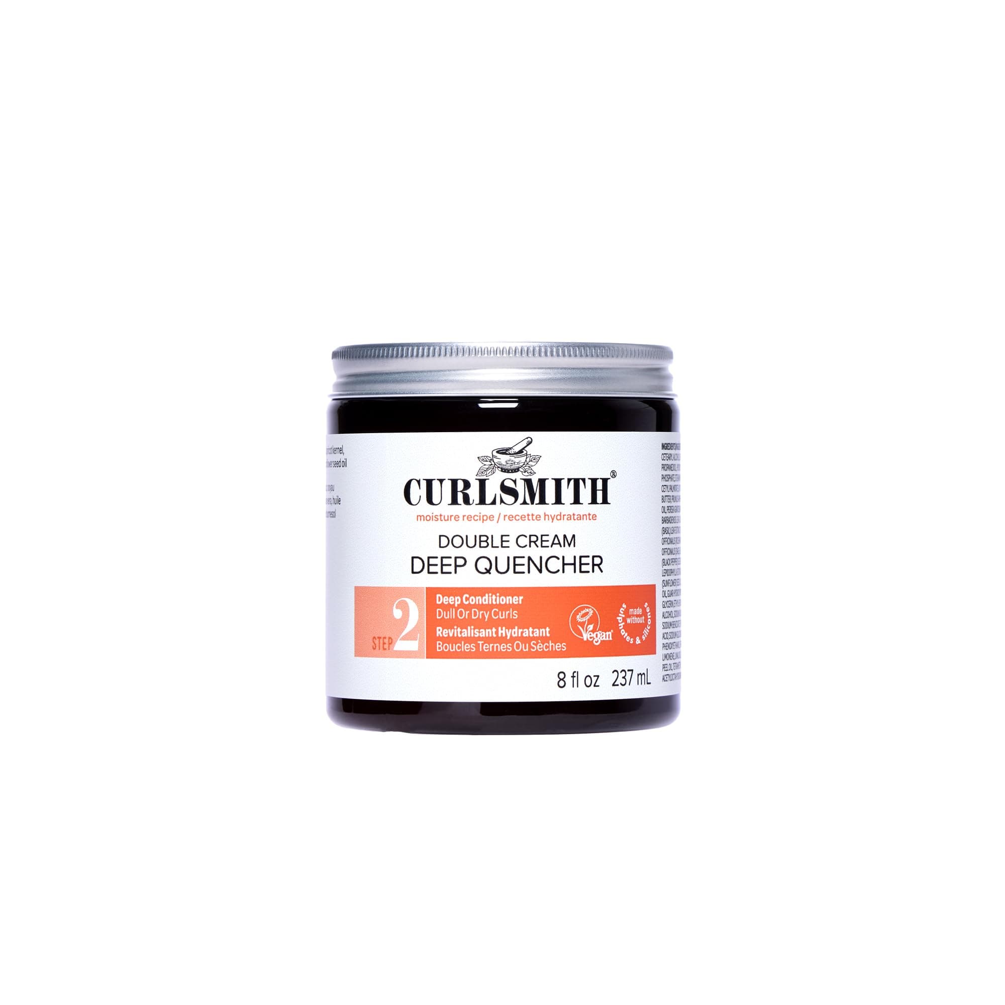 Double Cream Deep Quencher - Deep Conditioning Mask for Curls, Hydrating and Detangling, For All Curl Types, Vegan & Cruelty Free