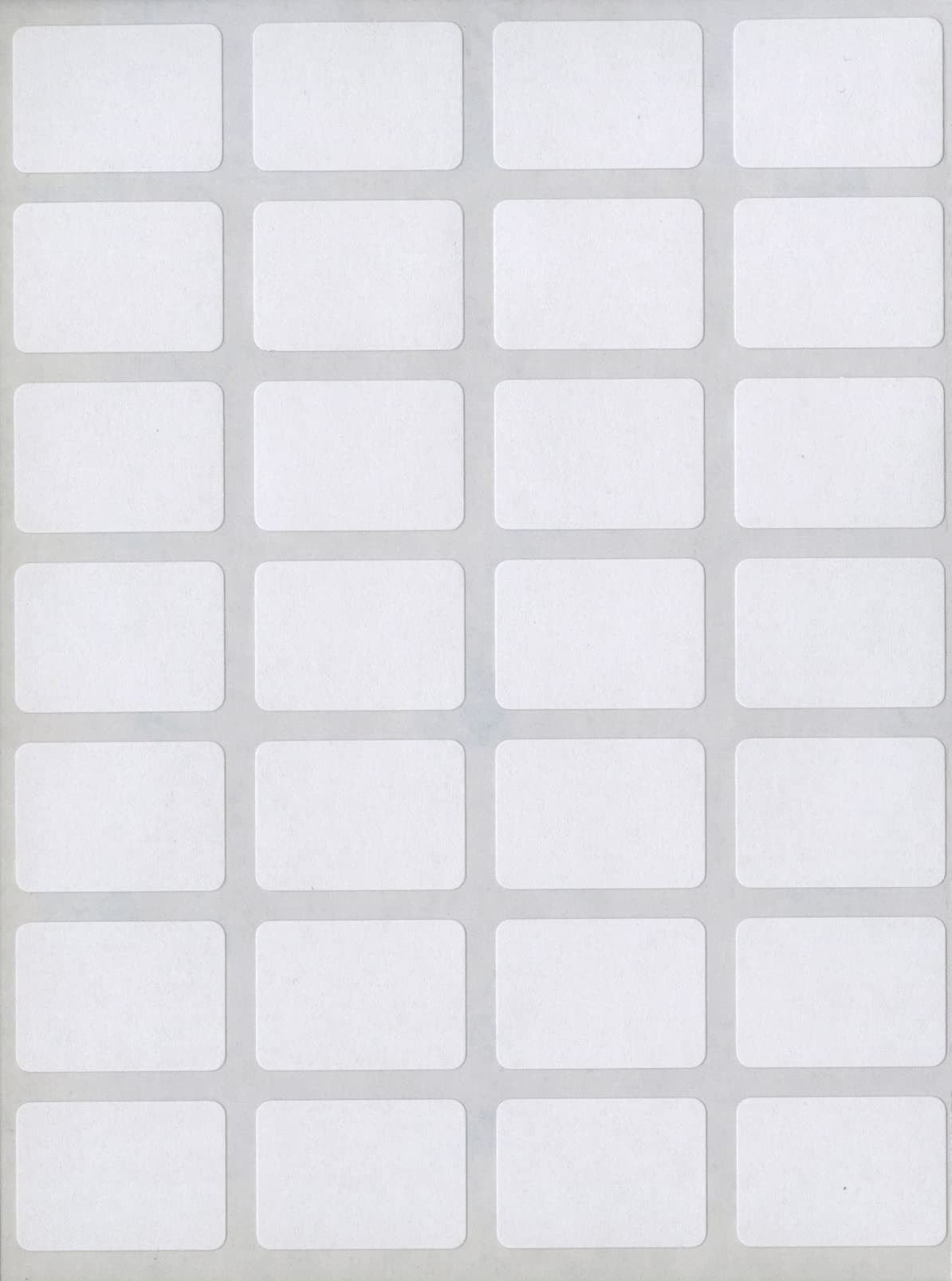 MACO White Rectangular Multi-Purpose Labels, 5/8 x 7/8 Inches, 1000 Per Box (MS-1014)