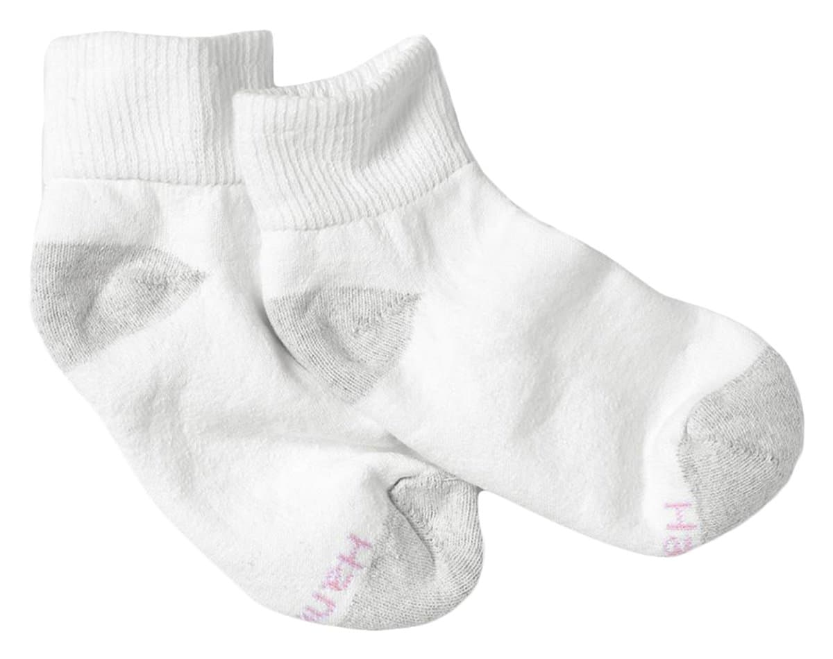 Hanes Women's Cushioned Athletic Ankle Socks (10-Pack)