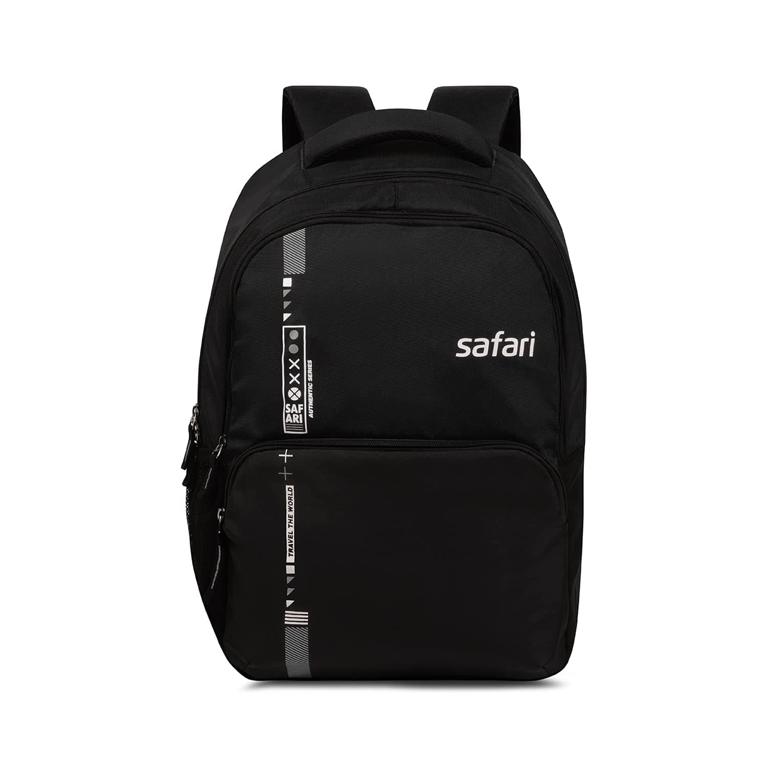 Safari Quill Laptop Backpack 26 Ltrs Water Resistant Fabric - Black, L (QUILL19CBBLK), Black, L, Classic