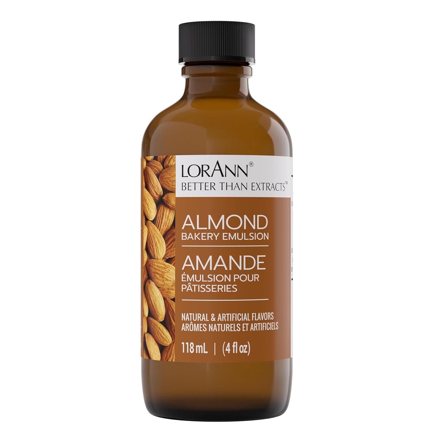 LorAnn Oils Almond Bakery Emulsion, 4 ounce bottle