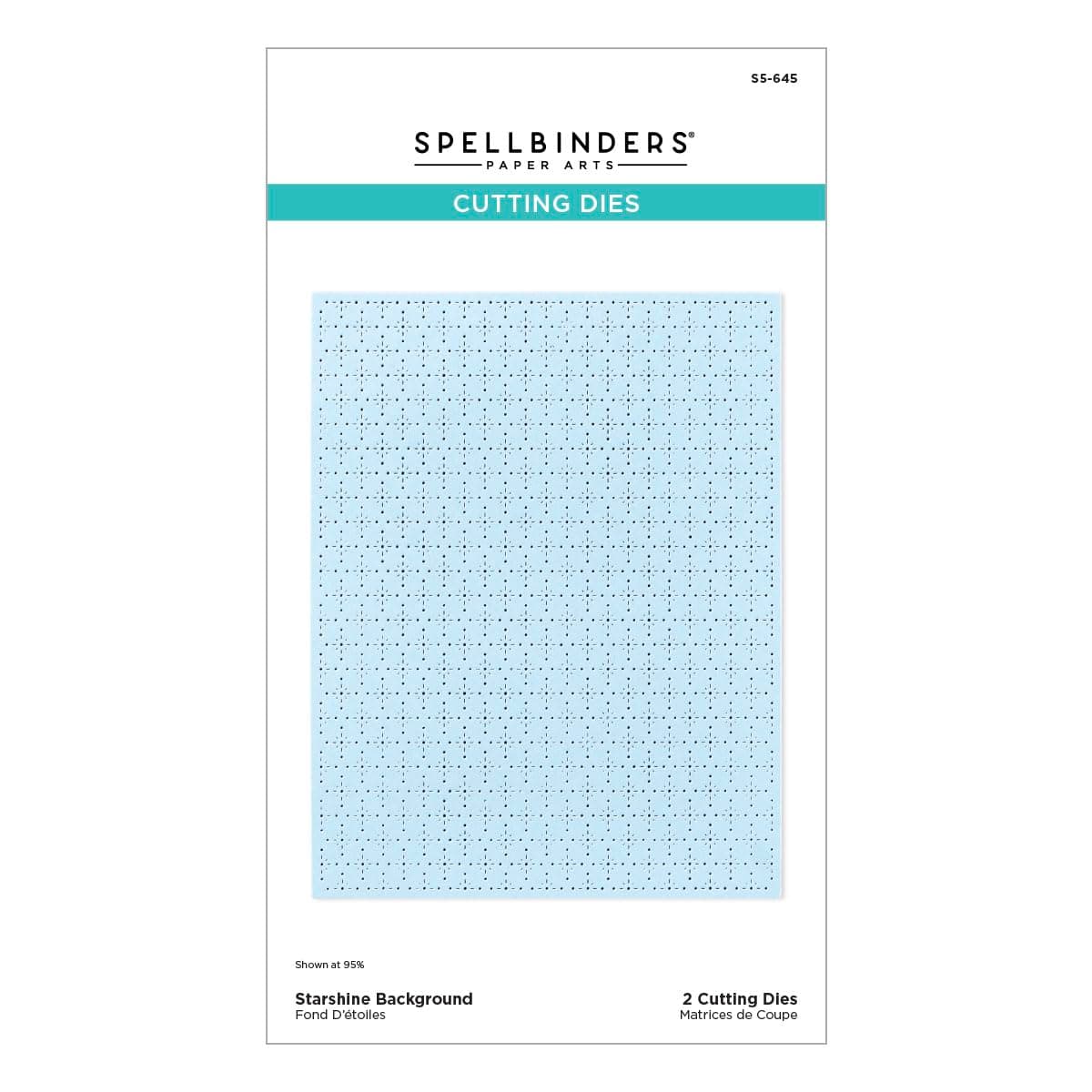 SpellbindersStarshine Background Etched Dies, Metal