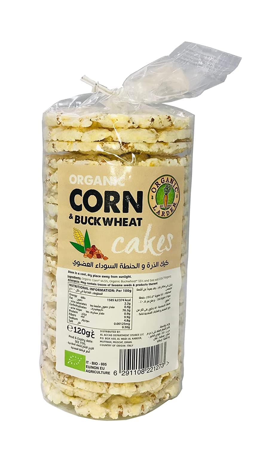 Corn & Buckwheat Cakes 120g