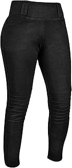 GREAT BIKERS GEAR - Women Motorcycle Super Leggings Pants Ladies Protective Motorbike with Removable CE Protectors Armour