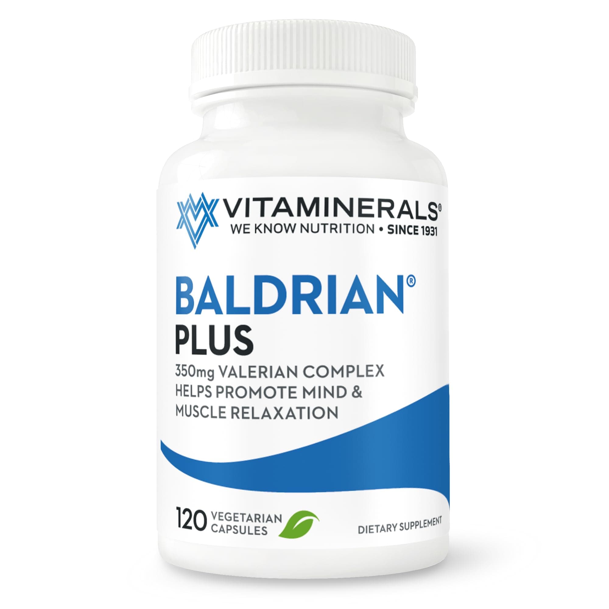 33+ Baldrian® Plus Natural Relaxing Support Standardized Valerian Extract - Extra Strength 120 Count