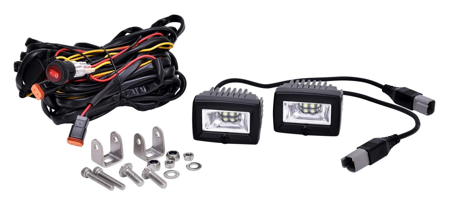HiLiTES 328 2" C-Series C2 LED - 2-Light System - 20W Flood Beam