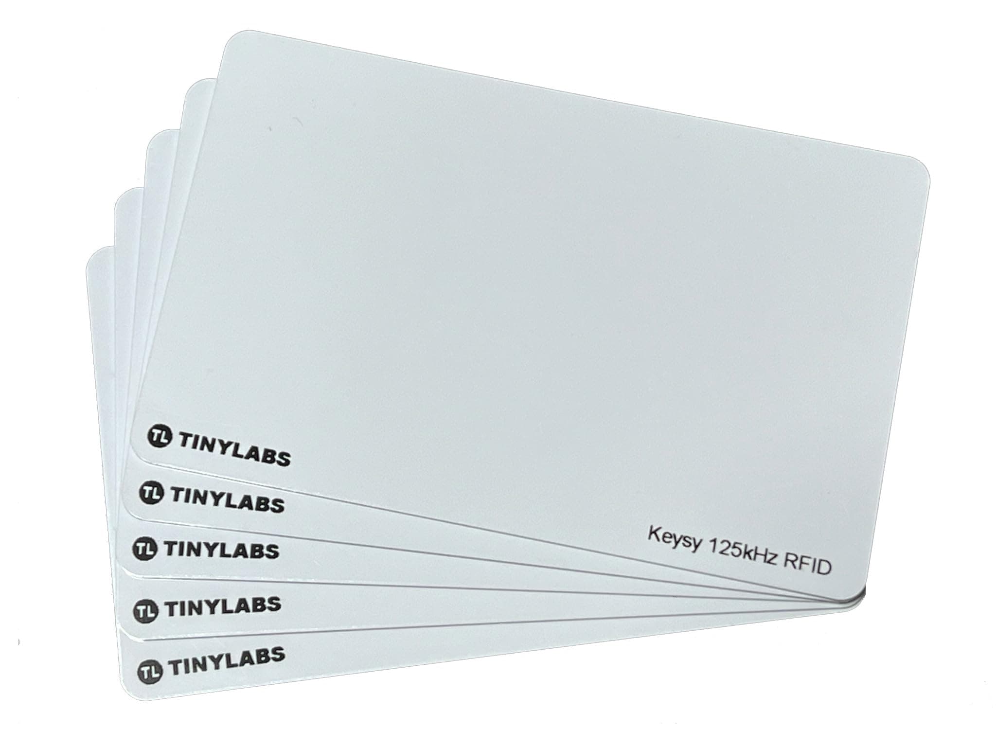 Keysy Rewritable RFID Key Cards (5-Pack, White)