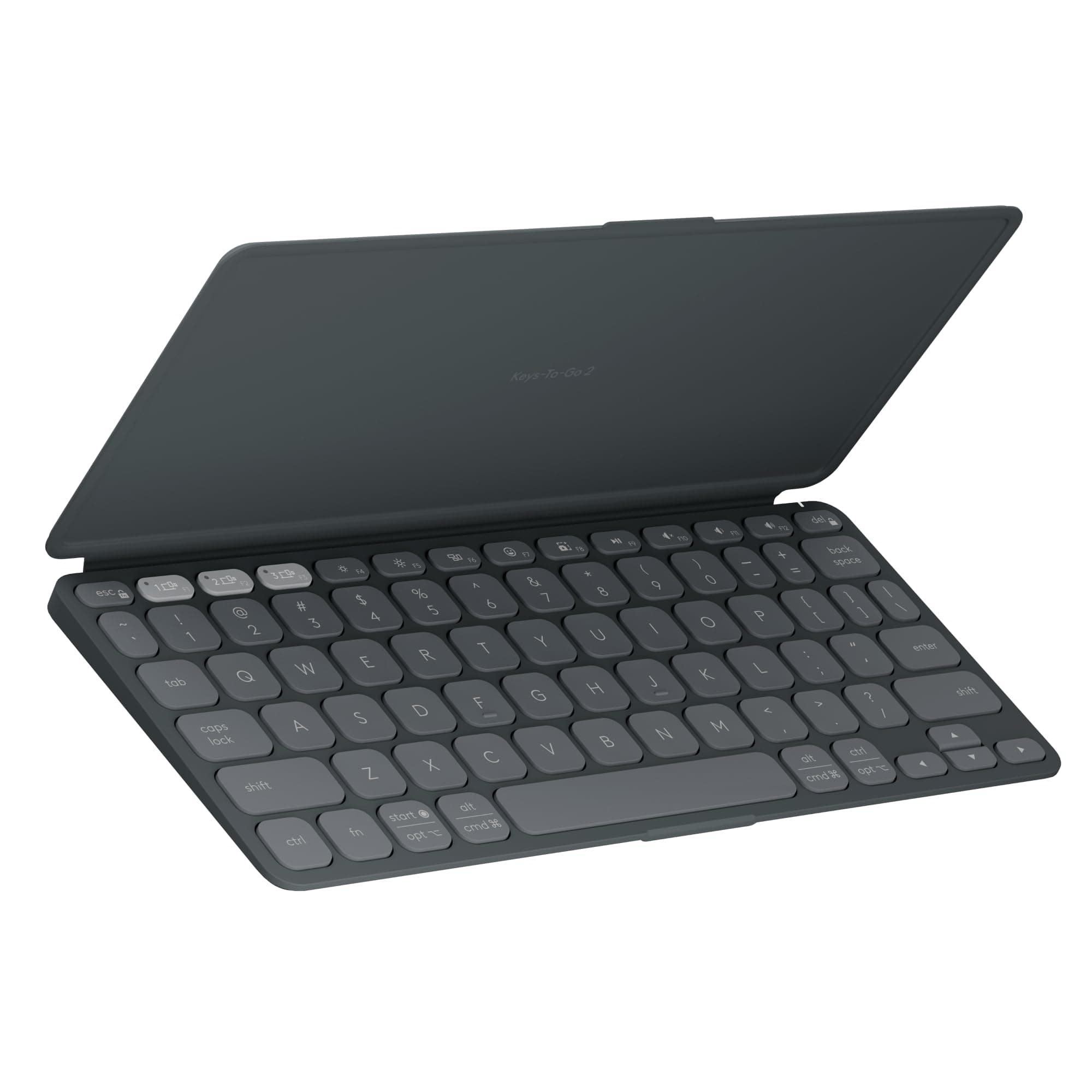 - Logitech Keys-to-GO 2 Portable Bluetooth Tablet Keyboard with Built-in Cover, Slim & Compact Wireless Keyboard for Windows, Android, Linux, iPad, iPhone, Mac, Apple TV - Graphite