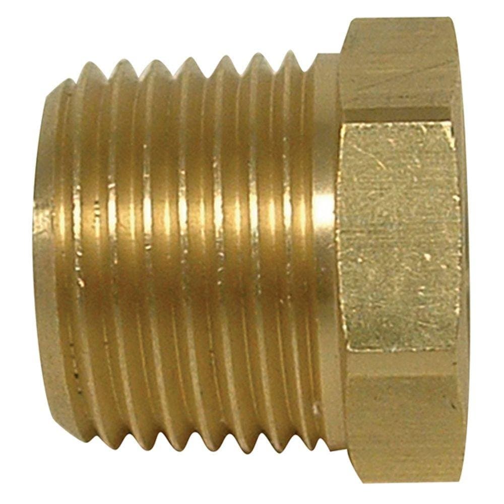 Tompkins 3220-32-16 Pipe Fitting, Hex Reducer Bushing M x F, 2-11 1/2 x 1-11 1/2, Brass