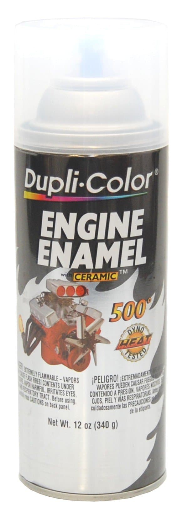 DE1636 Engine Enamel Spray Paint with Ceramic - Clear - 12 oz Aerosol Can