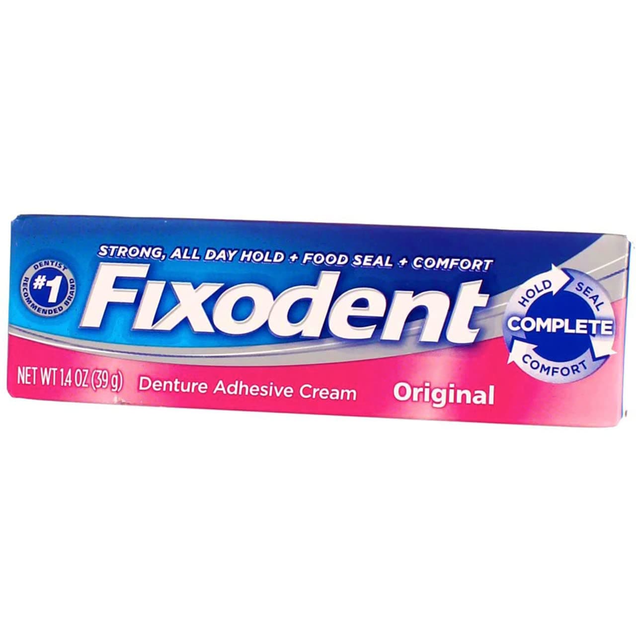 Fixodent Fixodent Denture Adhesive Cream Original, Original 1.4 Oz