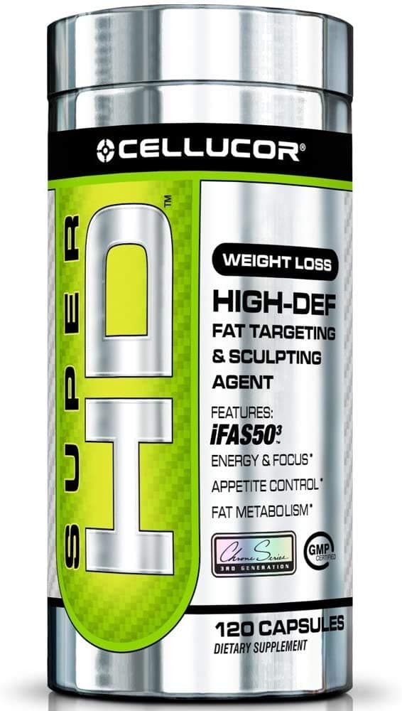 Cellucor Super HD - Unflavored - 120 Capsules