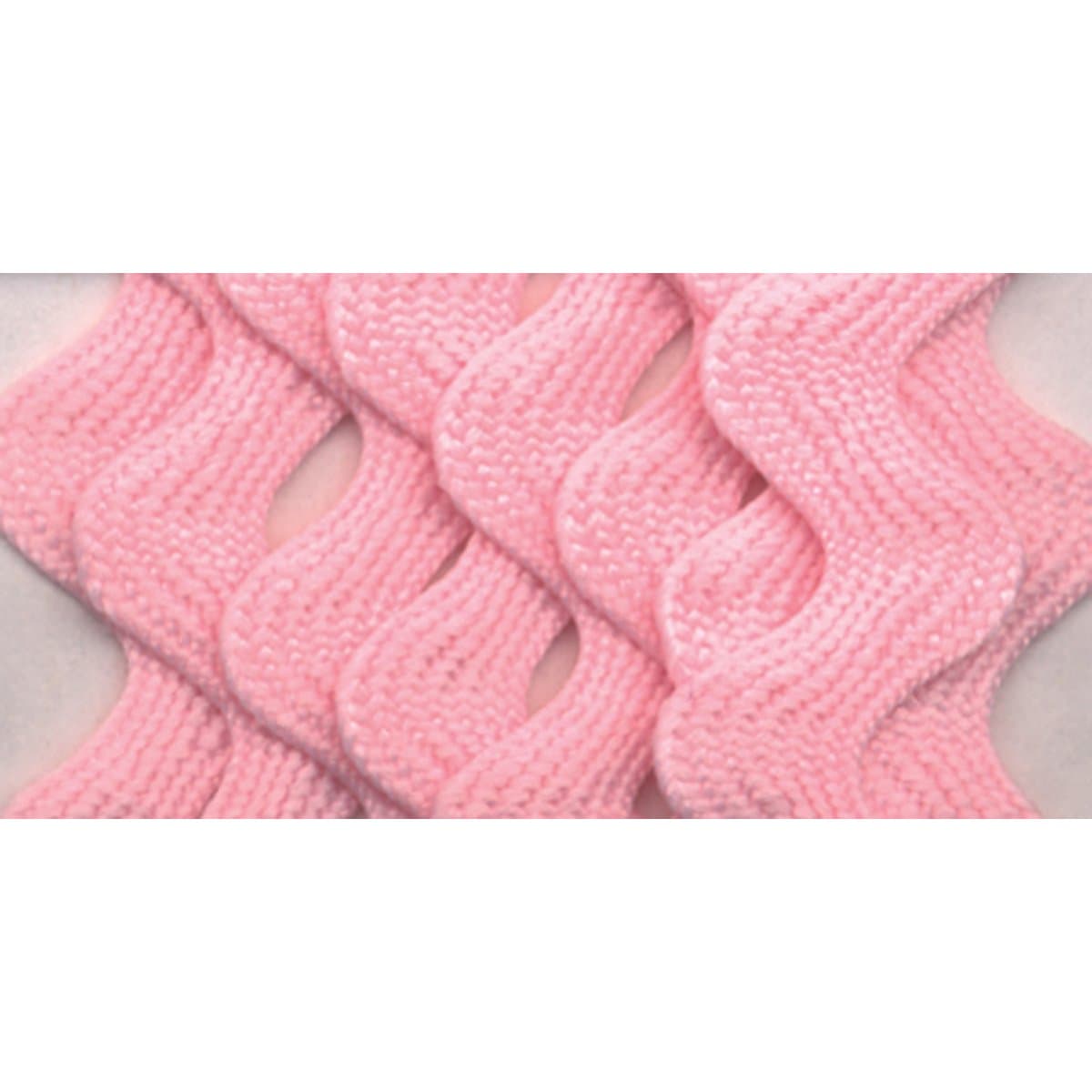 117-401-061 Polyester Rick Rack Trim, Pink, Medium, 2.5-Yard