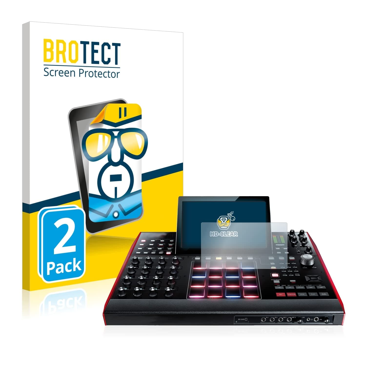 brotect Screen Protector compatible with Akai MPC X 10.1" (2 Pack) - HD-Clear Protection Film