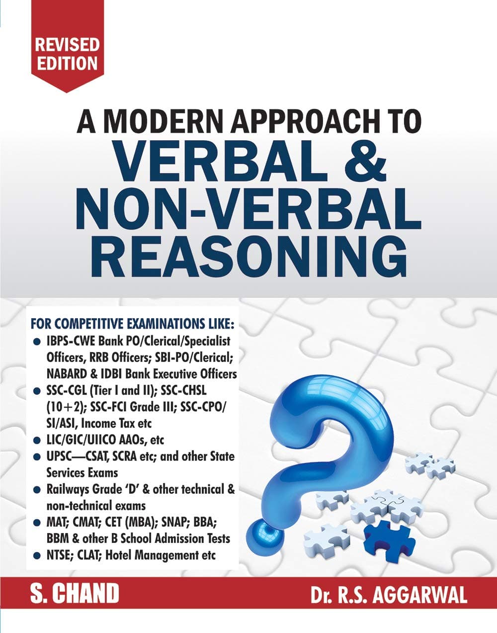 VERBAL & NON VERBAL REASONING REVISED/E [Paperback]