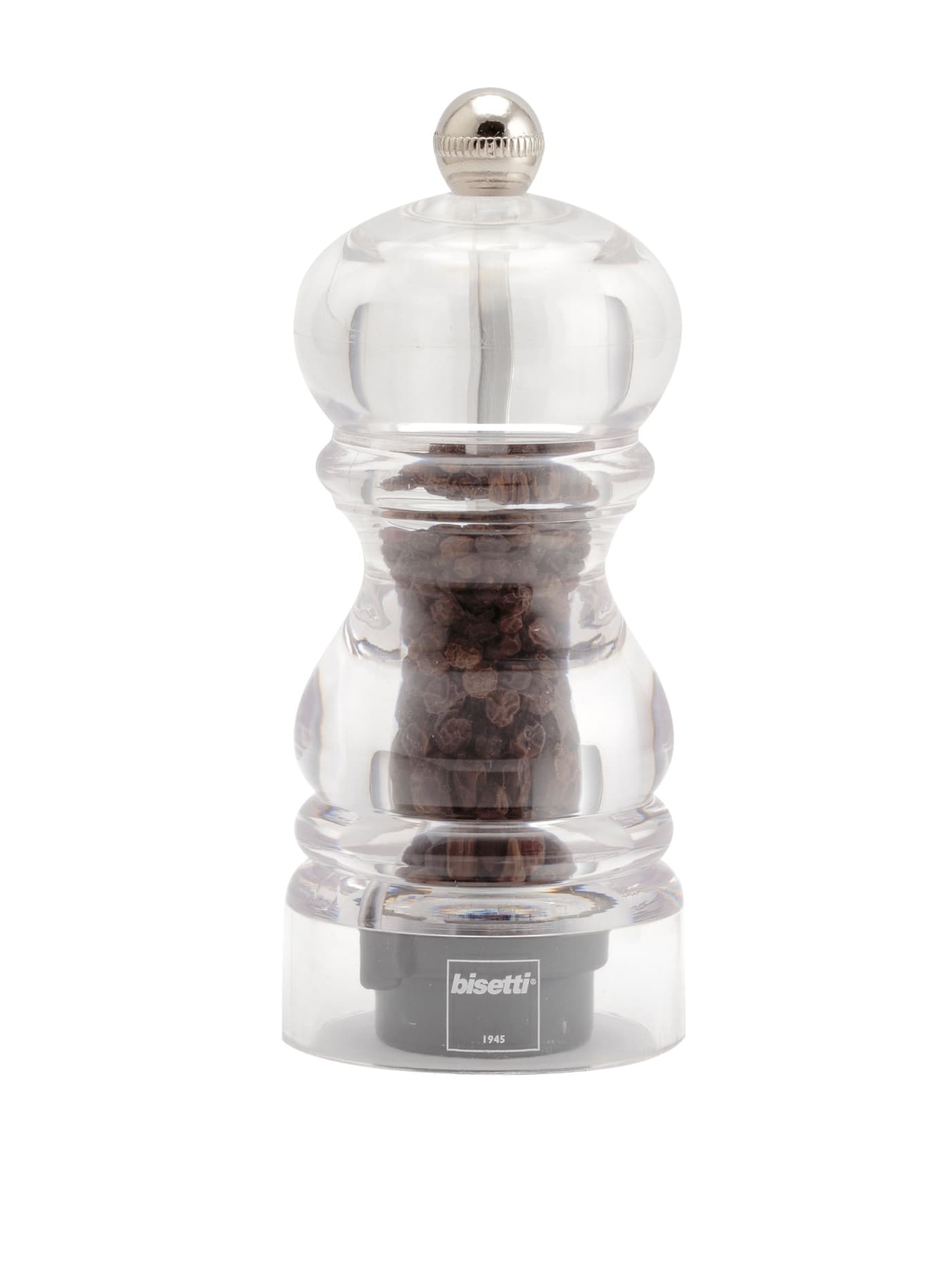 BisettiArt. Code-84109 Milan Acrylic Pepper Mill, One Size